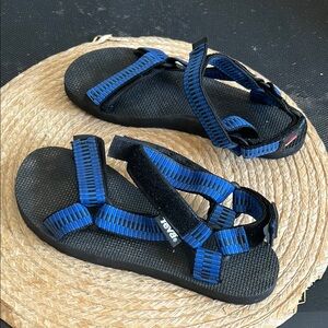 Teva Black and Blue Sandals